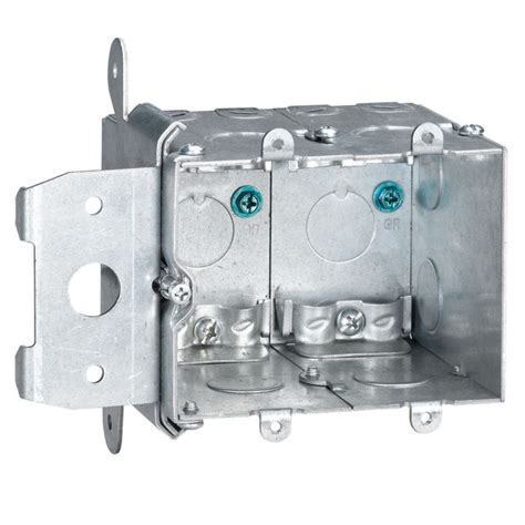 steel city 2 gang work box bracket|steel city switch box catalog.